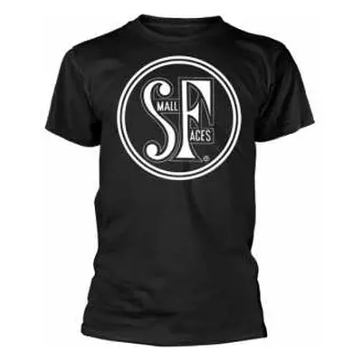 Tričko Logo Small Faces (black/white) XL