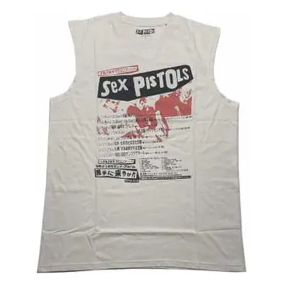 The Sex Pistols Unisex Embellished Vest T-shirt: Filthy Lucre (diamante) (large) L