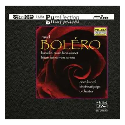 CD Erich Kunzel: Ravel: Bolero, borodin: music from kismet, bizet: suites from carmen