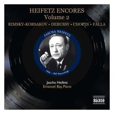 CD Wolfgang Amadeus Mozart: Jascha Heifetz - Encores Vol.2