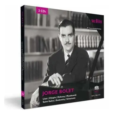 3CD Jorge Bolet: Liszt | Chopin | Moszkowski | Saint-Säens | Godowsky | Schumann (The RIAS Recor