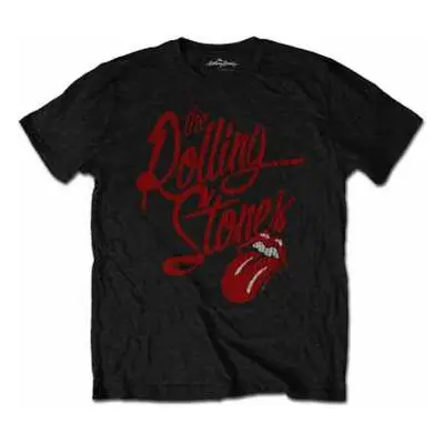 Tričko Script Logo The Rolling Stones XL