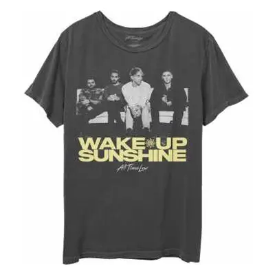 All Time Low Unisex T-shirt: Faded Wake Up Sunshine (x-small) XS