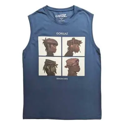 Gorillaz Unisex Tank T-shirt: Demon Days (xx-large) XXL