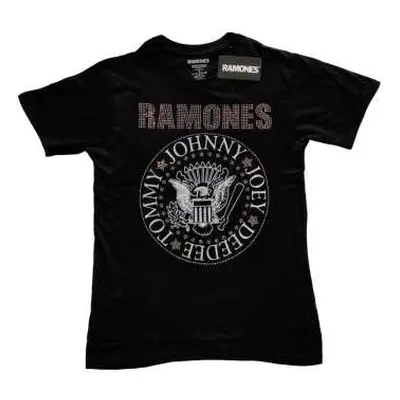 Ramones Kids Embellished T-shirt: Presidential Seal (diamante) (7-8 Years) 7-8 let