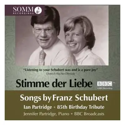 CD Franz Schubert: Lieder "stimme Der Liebe"