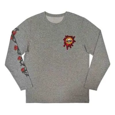 Guns N' Roses Unisex Long Sleeve T-shirt: Splatter Seal (back & Sleeve Print) (xx-large) XXL