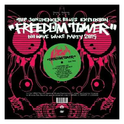 CD The Jon Spencer Blues Explosion: Freedom Tower - No Wave Dance Party 2015