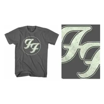 Tričko Gold Ff Logo Foo Fighters M