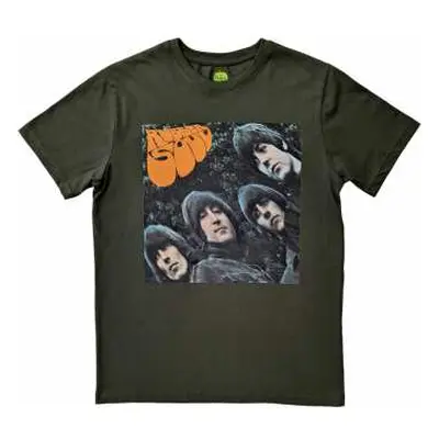 The Beatles Unisex T-shirt: Rubber Soul Album Cover (large) L