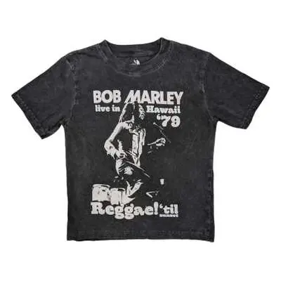 Bob Marley Kids T-shirt: Hawaii Snow Wash (wash Collection) (11-12 Years) 11-12 let