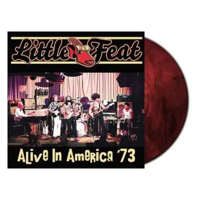 3LP Little Feat: Alive In America (red Marble Vinyl)