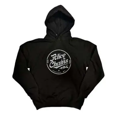 Alice In Chains Unisex Pullover Hoodie: Circle Emblem (large) L