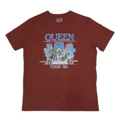 Queen Unisex T-shirt: Tour '80 (small) S