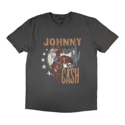 Johnny Cash Unisex T-shirt: Cowboy (small) S