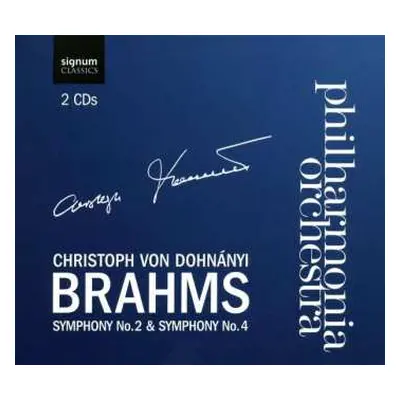 2CD Johannes Brahms: Symphony No.2 & Symphony No.4