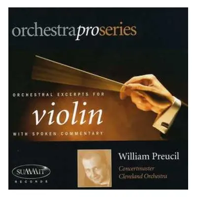 CD William Preucil: Orchestrapro: Violin