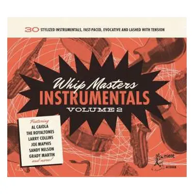 CD Various: Whip Masters Instrumentals Volume 2 (30 Stylized Instrumentals, Fast-Paced, Evocativ