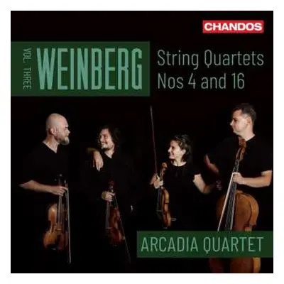 CD Mieczysław Weinberg: String Quartets, Volume 3