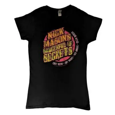 Nick Mason's Saucerful Of Secrets Ladies T-shirt: Echoes European Tour 2022 (back Print & Ex-tou