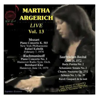 2CD Wolfgang Amadeus Mozart: Martha Argerich - Legendary Treasures Vol.13