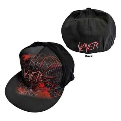 Slayer Unisex Snapback Cap: Spiderweb