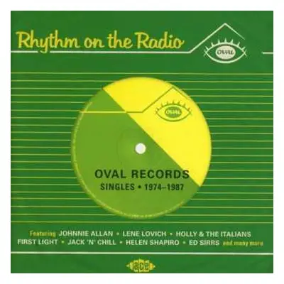 CD Various: Rhythm On The Radio - Oval Records Singles 1974-1987