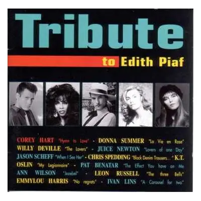 CD Various: Tribute To Edith Piaf