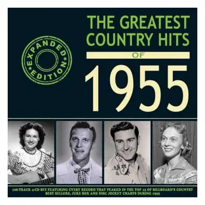 4CD Various: The Greatest Country Hits Of 1955 (expanded Edition)