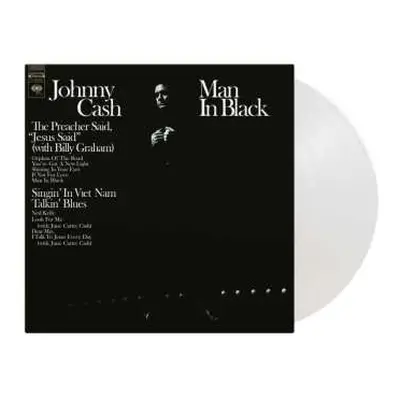 LP Johnny Cash: Man In Black (180g) (limited Numbered Edition) (crystal Clear Vinyl)