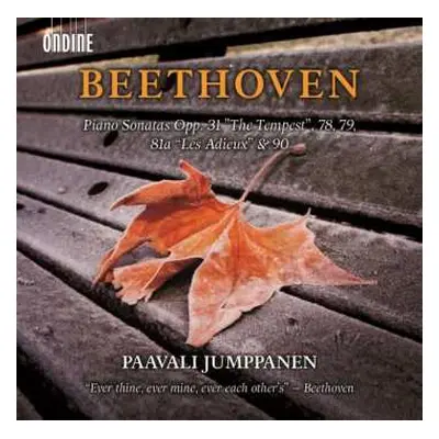 2CD Ludwig van Beethoven: Piano Sonatas Opp. 31, 78, 79, 81a & 90