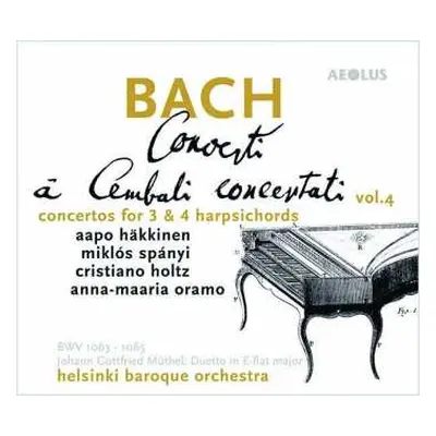 SACD Johann Sebastian Bach: Concerti à Cembali Concertati, Vol. 4