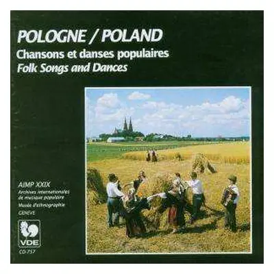 CD Various: Pologne: Chansons Et Danses Populaires / Poland: Folk Songs And Dances