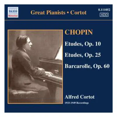 CD Frédéric Chopin: Chopin: Etudes, Op. 10 - Etudes, Op. 25 - Barcarolle, Op. 60