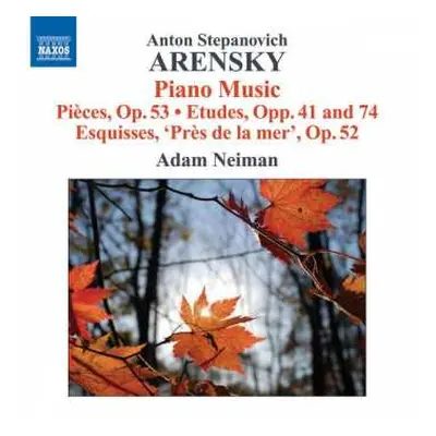 CD Anton Stepanovich Arensky: Piano Music