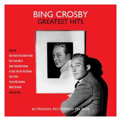 3CD Bing Crosby: Greatest Hits: 60 Original Recordings On 3 Cd