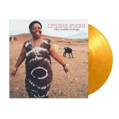 2LP Cesaria Evora: Sao Vicente Di Longe (180g) (limited Numbered Edition) (orange + Black Marble