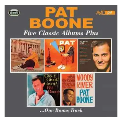 2CD Pat Boone: Five Classic Albums Plus