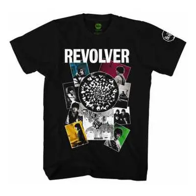 The Beatles Unisex T-shirt: Revolver Montage (small) S