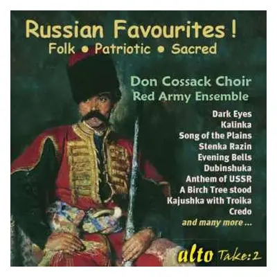 CD The Alexandrov Red Army Ensemble: Russian Favourites! Folk Patriotic, Sacred