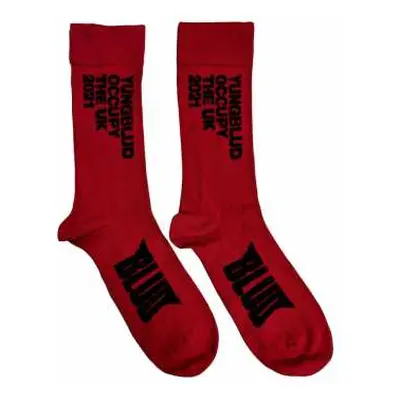 Yungblud Unisex Ankle Socks: Occupy The Uk (uk Size 7 - 11) 40 - 45