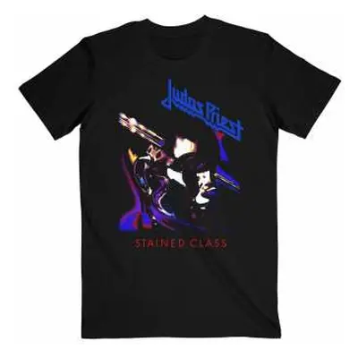 Judas Priest Unisex T-shirt: Stained Class Purple Mixer (xx-large) XXL