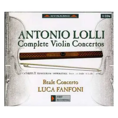 3CD Antonio Lolli: Violinkonzerte Nr.1-9