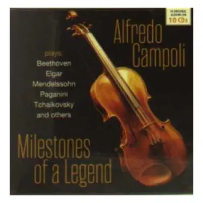 10CD Johann Sebastian Bach: Alfredo Campoli - Milestones Of A Legend