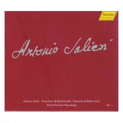 CD Antonio Salieri: Ouvertüren & Ballettmusik