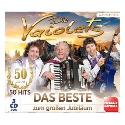 3CD Die Vaiolets: Das Beste Zum Großen Jubiläum - 50 Jahre 50 Hits