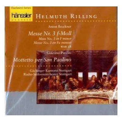 CD Giacomo Puccini: Messe Nr. 3 F-Moll / Mottetto Per San Paolino