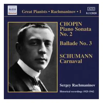 CD Frédéric Chopin: Sergej Rachmaninoff Vol.1