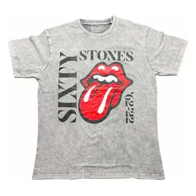 The Rolling Stones Unisex T-shirt: Sixty Vertical (dye-wash) (medium) M