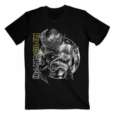 Iron Maiden Unisex T-shirt: The Future Past Tour '23 Greyscale (small) S